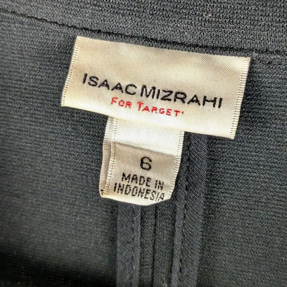 Isaac Mizrahi Black Cloth Blazer - Size 6